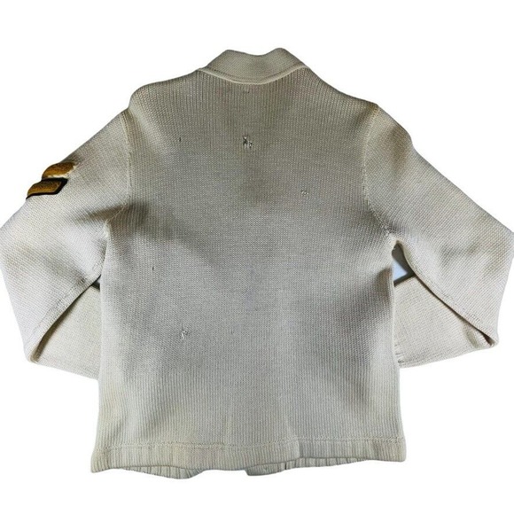 Vintage 1949 Hayti Missouri High School Football Champions cardigan sweater - Picture 2 of 9